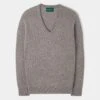 Hampshire Lambswool Jumper In Fusion - Classic Fit 6 Hampshire Lambswool Jumper In Fusion - Classic Fit -Elegant Wear World 050A65 HAMPSHIRE CLASSIC SADDLE SHOULDER VEE FUSION 01