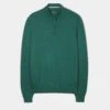 Stowbridge Luxury Cotton 1/4 Zip Jumper In Moorland -Elegant Wear World 189h05 stowbridge mens luxury cotton zip jumper moorland 1