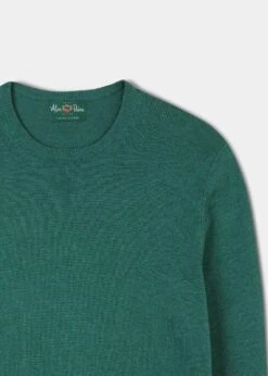 Leysmill Cotton Cashmere Jumper In Moorland 4 Leysmill Cotton Cashmere Jumper In Moorland -Elegant Wear World 196t20 leysmill mens cotton cashmere jumper moorland 2