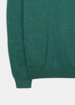 Leysmill Cotton Cashmere Jumper In Moorland 5 Leysmill Cotton Cashmere Jumper In Moorland -Elegant Wear World 196t20 leysmill mens cotton cashmere jumper moorland 3