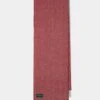 Kinross Cashmere Herringbone Scarf In Magma -Elegant Wear World 632051 KINROSS CASHMERE HERRINGBONE SCARF MAGMA 01