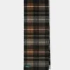 Mandally Cashmere Plaid Scarf In Brown -Elegant Wear World 632444 MANDALLY CHECK SCARF BROWN 01