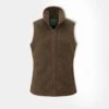 Aylsham Ladies Fleece Gilet In Pecan - Regular Fit -Elegant Wear World Alan Paine Aylsham Ladies Fleece Gilet in Pecan