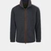 Aylsham Men's Fleece Jacket In Gunmetal - Regular Fit -Elegant Wear World Alan Paine Aylsham Mens Jacket in Gunmetal