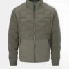 Calsall Men's Hybrid Jacket In Olive - Regular Fit -Elegant Wear World Alan Paine Calsall Mens Hybrid Jacket in Olive