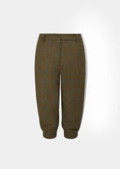 Combrook Ladies Tweed Shooting Breeks In Willow