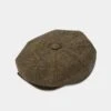 Combrook Men's Tweed Bakerboy Cap In Teak -Elegant Wear World Alan Paine Combrook Mens Bakerboy Cap in Teak