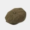 Combrook Men's Tweed Bakerboy Cap In Thyme -Elegant Wear World Alan Paine Combrook Mens Bakerboy Cap in Thyme