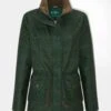 Didsmere Ladies Technical Tweed Coat In Myrtle - Regular Fit -Elegant Wear World Alan Paine Didsmere Ladies Coat in Myrtle
