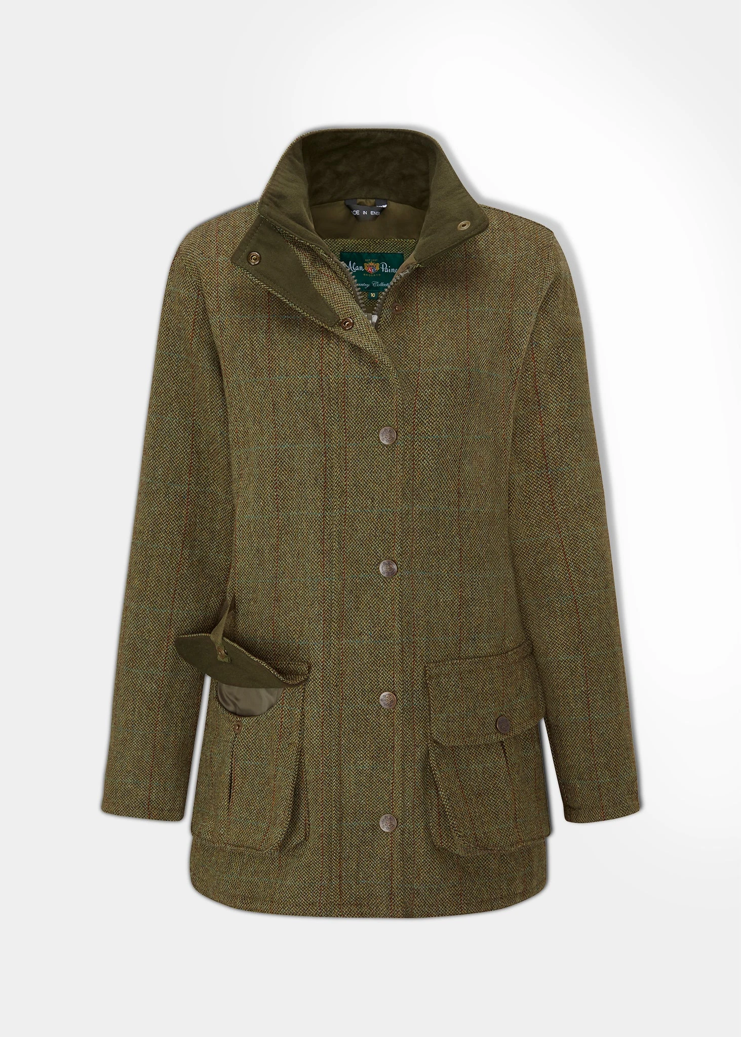 Rutland Ladies Tweed Waterproof Shooting Coat In Hemp 1 Rutland Ladies Tweed Waterproof Shooting Coat In Hemp