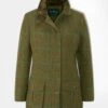 Surrey Ladies Tweed Coat In Marsh - Regular Fit 3 Surrey Ladies Tweed Coat In Marsh - Regular Fit -Elegant Wear World Alan Paine Surrey Ladies Coat in Marsh