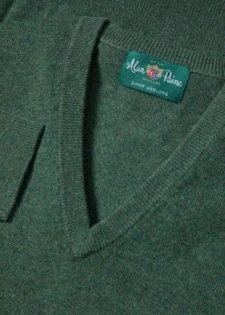 Albury Geelong Wool Jumper In Rosemary - Regular Fit -Elegant Wear World Albury Geelong Wool Jumper Rosmary