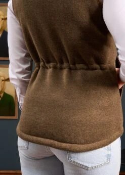 Aylsham Ladies Fleece Gilet In Pecan - Regular Fit -Elegant Wear World Aylsham Ladies Fleece Gilet Pecan 7