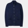 Landford Men's Lambswool Buttoned Jumper In Rhapsody - Regular Fit -Elegant Wear World B50U15 LANDFORD BUTTON FRONT LS MOCK NECK RHAPSODY 01