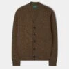 Kinloch Men's Shetland Wool Cardigan In Scots Pine