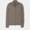 Ballater Lambswool Zipped Jumper In Vole - Regular Fit 8 Ballater Lambswool Zipped Jumper In Vole - Regular Fit -Elegant Wear World Ballater Mens Lambswool Zipped Jumper Vole