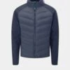 Calsall Men's Hybrid Jacket In Navy - Regular Fit -Elegant Wear World Calsall Mens Hybrid Jacket Navy 1