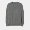 Haddington Cashmere Jumper In Derby - Regular Fit -Elegant Wear World Cashmere Sweater Derby