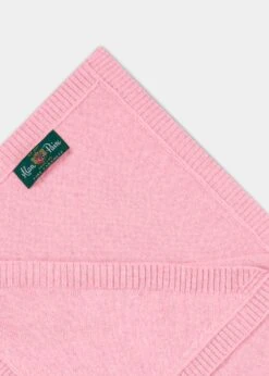 Cashmere Baby Blanket - Pink -Elegant Wear World Cashmere baby blanket Pink 2