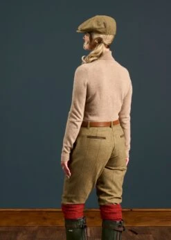 Combrook Ladies Tweed Shooting Breeks In Grove -Elegant Wear World Combrook Ladies Tweed Shooting Breeks Grove 5