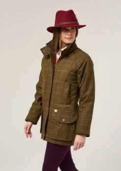 Combrook Ladies Tweed Shooting Coat In Hazel - Shooting Fit -Elegant Wear World Combrook Ladies Tweed Shooting Coat Grove 2 64523402 f5a7 45eb a704 31ec6642a5e5