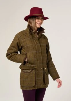Combrook Ladies Tweed Shooting Coat In Hazel - Shooting Fit -Elegant Wear World Combrook Ladies Tweed Shooting Coat Grove 4 e33dd0a1 e0c4 4e0a b476 76fe85201cb5