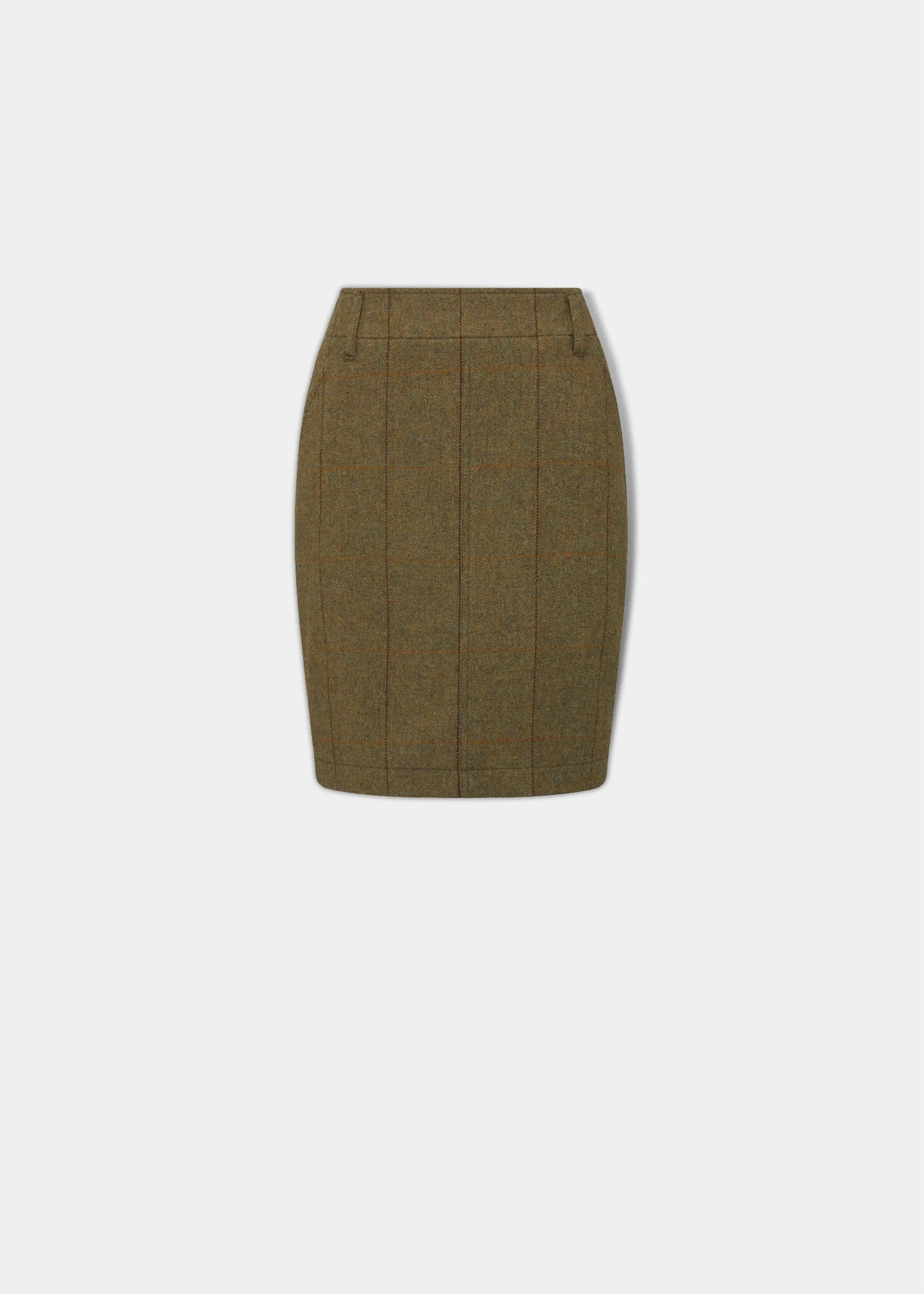 Combrook Ladies Tweed Skirt 49cm In Grove 1 Combrook Ladies Tweed Skirt 49cm In Grove