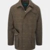 Combrook Men's Waterproof Tweed Coat In Teak - Regular Fit 2 Combrook Men's Waterproof Tweed Coat In Teak - Regular Fit -Elegant Wear World Combrook Mens Tweed Shooting Coat Teak 6