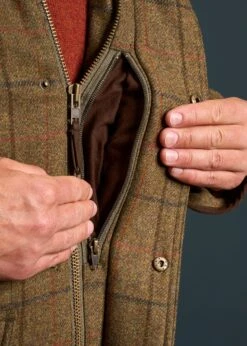 Combrook Men's Tweed Shooting Field Coat In Thyme - Shooting Fit 14 Combrook Men's Tweed Shooting Field Coat In Thyme - Shooting Fit -Elegant Wear World Combrook Mens Tweed Shooting Field Coat Thyme 7