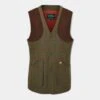 Combrook Men's Tweed Shooting Waistcoat In Reed - Shooting Fit -Elegant Wear World Combrook Mens Tweed Shooting Waistcoat Reed