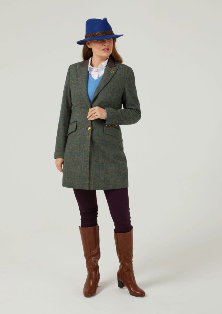 Elegant Wear World -Elegant Wear World Combrook Midlength Coat Spruce 03 768x1086 1