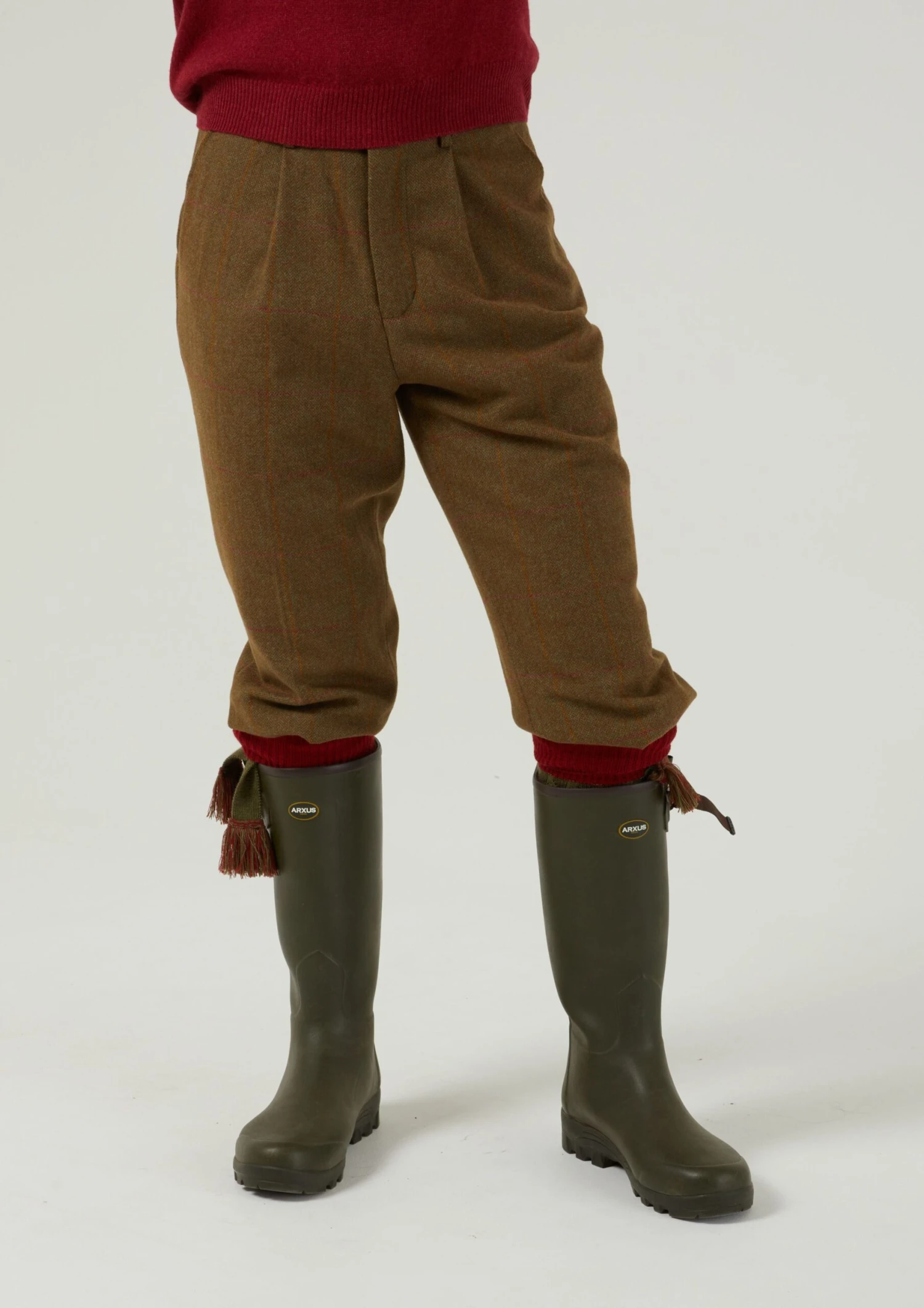 Combrook Men's Tweed Shooting Breeks In Hawthorn 2 Combrook Men's Tweed Shooting Breeks In Hawthorn - Image 2