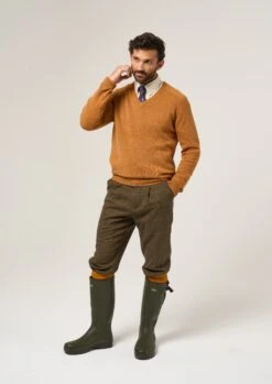 Combrook Men's Tweed Shooting Breeks In Teak -Elegant Wear World Combrook Tweed Shooting Breeks Teak 3
