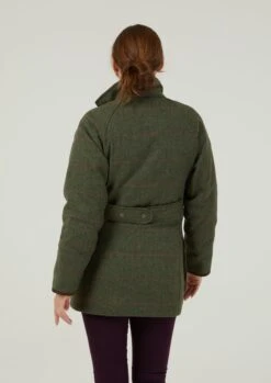 Combrook Ladies Tweed Shooting Coat In Heath - Shooting Fit -Elegant Wear World Combrook Womens Shooting Tweed Coat Heath 1