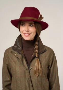 Didsmere Ladies Technical Tweed Coat In Pine - Regular Fit -Elegant Wear World Didsmere Womens Shooting Coat Pine 1