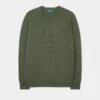 Dorset Men's Lambswool Jumper In Rosemary - Classic Fit -Elegant Wear World Dorset mens lambswool jumper rosemary 1
