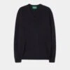 Albury Geelong Wool Jumper In Dark Navy - Regular Fit -Elegant Wear World Geelong Wool Sweater Navy 26ae01c6 1d33 4624 afd4 49cf835f03b5