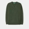 Albury Geelong Wool Jumper In Rosemary - Regular Fit -Elegant Wear World Geelong Wool Sweater Rosemary