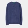 Albury Geelong Wool Jumper In Ullswater - Regular Fit