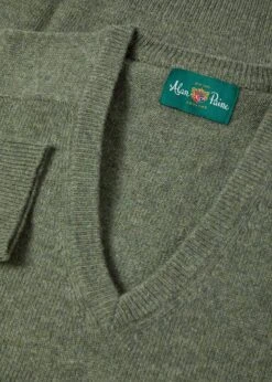 Hampshire Lambswool Jumper In Landscape - Classic Fit -Elegant Wear World Hampshire Lambswool Jumper Landscape