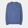 Hampshire Lambswool Jumper In Jeans - Classic Fit 12 Hampshire Lambswool Jumper In Jeans - Classic Fit -Elegant Wear World Hampshire Lambswool Saddle Shoulder Jeans Jumper