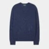 Hampshire Lambswool Jumper In Rhapsody - Classic Fit -Elegant Wear World Hampshire Lambswool Saddle Shoulder Rhapsody Jumper