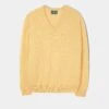 Hampshire Lambswool Jumper In Canary - Classic Fit 7 Hampshire Lambswool Jumper In Canary - Classic Fit -Elegant Wear World Hampshire lambswool jumper canary 1