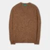 Hampshire Lambswool Jumper In Driftwood - Classic Fit -Elegant Wear World Hampshire lambswool jumper driftwood 1