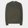 Kinnadie Supersoft Shetland Jumper In Moorland - Regular Fit -Elegant Wear World Kinnadie mens supersoft shetland jumper moorland