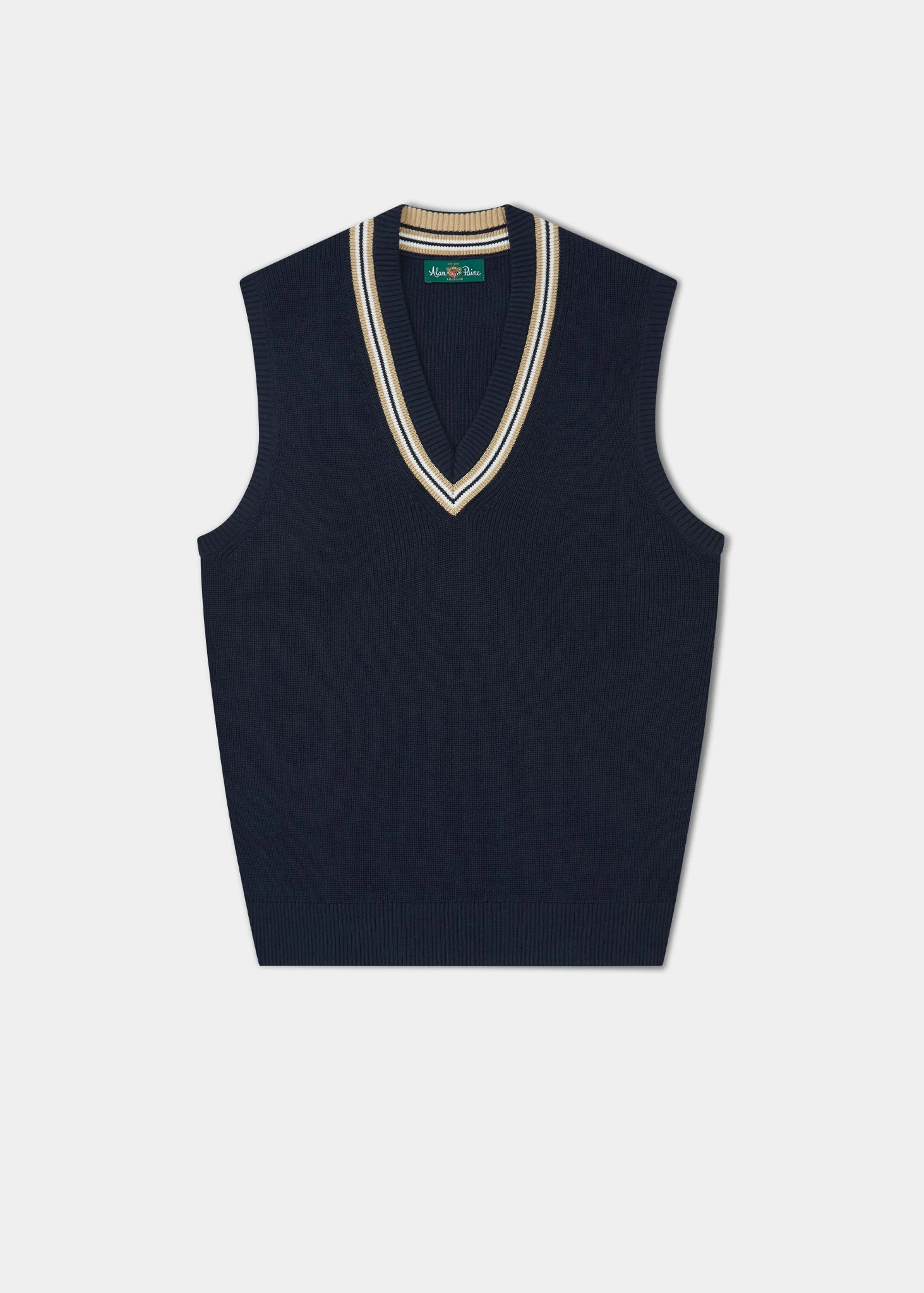 Ladies Cotton Cricket Slipover In Dark Navy 1 Ladies Cotton Cricket Slipover In Dark Navy