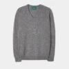 Kilsyth Men's Lambswool Jumper In Grey Mix Jumper - Regular Fit 10 Kilsyth Men's Lambswool Jumper In Grey Mix Jumper - Regular Fit -Elegant Wear World Lambswool Jumper Grey Mix