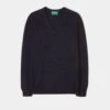 Kilsyth Men's Lambswool Jumper In Navy - Regular Fit -Elegant Wear World Lambswool Jumper Navy