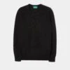 Dorset Men's Lambswool Jumper In Black - Classic Fit -Elegant Wear World Lambswool Sweater Dorset Black