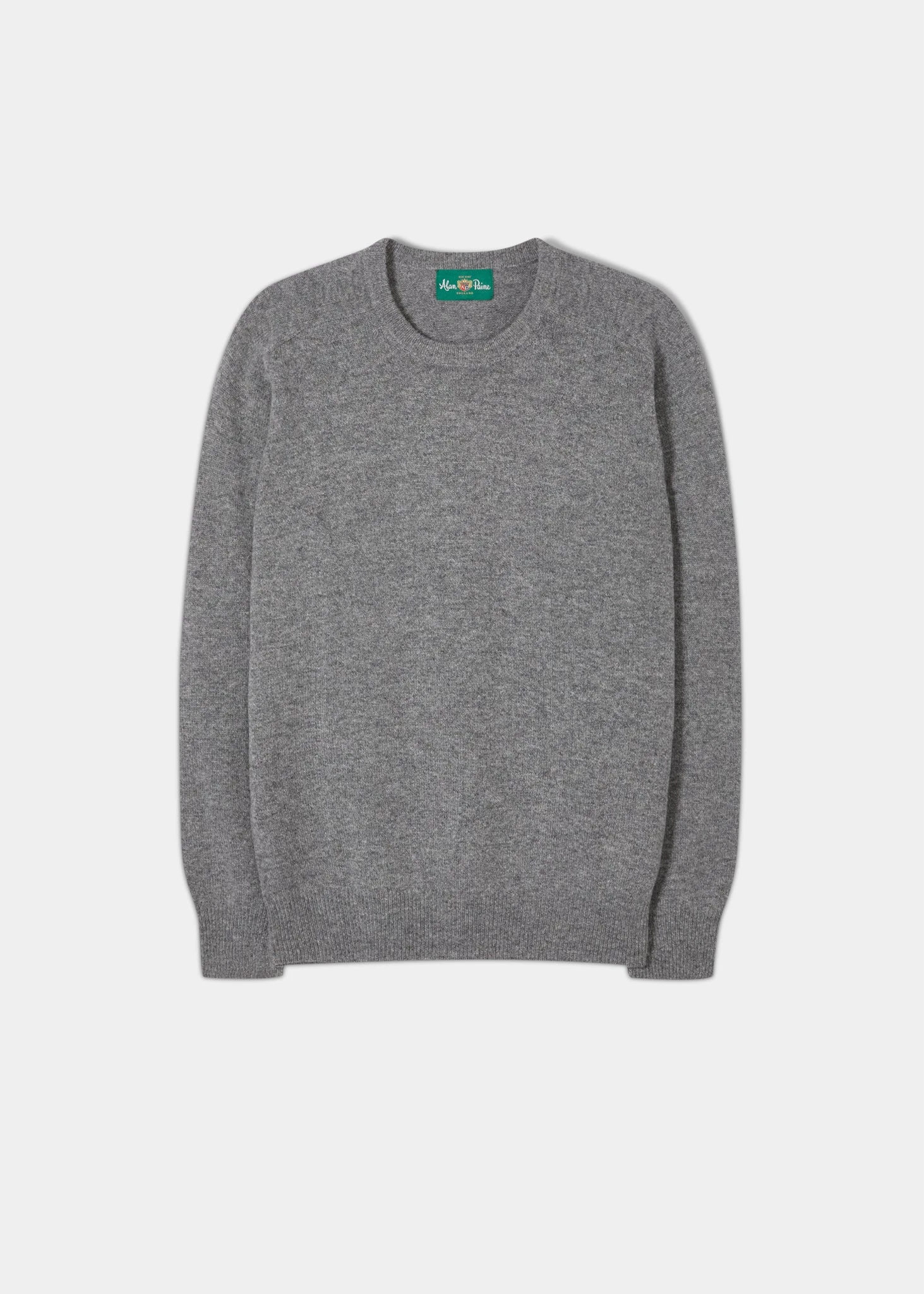 Dorset Men's Lambswool Jumper In Grey Mix - Classic Fit 1 Dorset Men's Lambswool Jumper In Grey Mix - Classic Fit